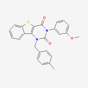 3-(3-methoxyphenyl)-1-(4-methylbenzyl)[1]benzothieno[3,2-d]pyrimidine-2,4(1H,3H)-dione