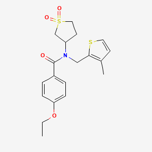 N-(1,1-dioxidotetrahydrothiophen-3-yl)-4-ethoxy-N-[(3-methylthiophen-2-yl)methyl]benzamide