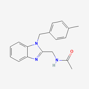 N-{[1-(4-methylbenzyl)-1H-benzimidazol-2-yl]methyl}acetamide