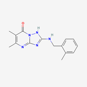 5,6-dimethyl-2-[(2-methylbenzyl)amino][1,2,4]triazolo[1,5-a]pyrimidin-7(4H)-one