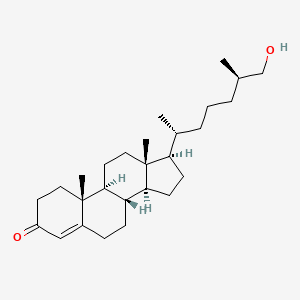 B1142032 (25R)-26-hydroxycholest-4-en-3-one CAS No. 56792-59-7