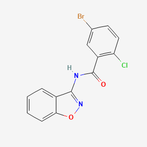 N-(1,2-benzoxazol-3-yl)-5-bromo-2-chlorobenzamide