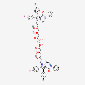molecular formula C₆₆H₆₈CaF₂N₄O₁₀ B1142052 二氟阿托伐他汀钙盐 CAS No. 693793-53-2