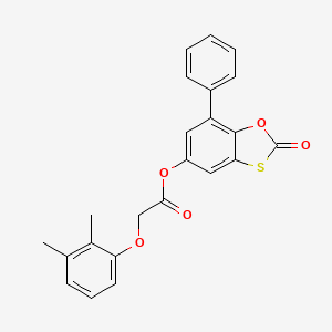 2-Oxo-7-phenyl-1,3-benzoxathiol-5-yl (2,3-dimethylphenoxy)acetate