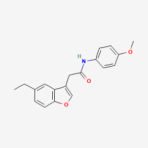 2-(5-ethyl-1-benzofuran-3-yl)-N-(4-methoxyphenyl)acetamide