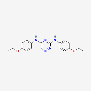 N3,N5-bis(4-ethoxyphenyl)-1,2,4-triazine-3,5-diamine