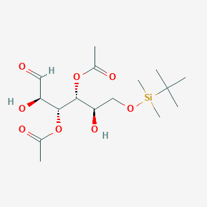molecular formula C16H30O8Si B1142068 3,4-二-O-乙酰基-6-O-(叔丁基二甲基甲硅烷基)-D-葡糖醛 CAS No. 117136-33-1