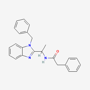 N-[1-(1-benzyl-1H-benzimidazol-2-yl)ethyl]-2-phenylacetamide