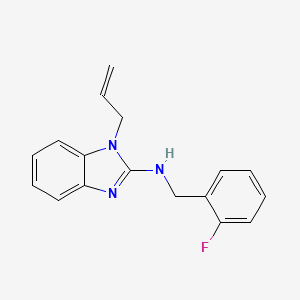 N-(2-fluorobenzyl)-1-(prop-2-en-1-yl)-1H-benzimidazol-2-amine