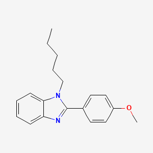 2-(4-methoxyphenyl)-1-pentyl-1H-benzimidazole