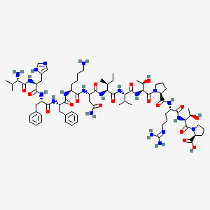 molecular formula C74H114N20O17 B1142083 髓鞘碱性蛋白 (87-99) CAS No. 118506-26-6