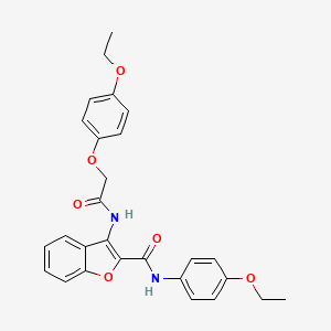 3-(2-(4-ethoxyphenoxy)acetamido)-N-(4-ethoxyphenyl)benzofuran-2-carboxamide