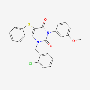 1-(2-chlorobenzyl)-3-(3-methoxyphenyl)[1]benzothieno[3,2-d]pyrimidine-2,4(1H,3H)-dione