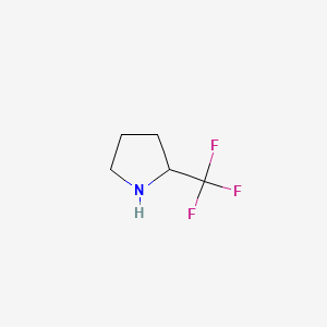 molecular formula C5H8F3N B1142111 2-(三氟甲基)吡咯烷 CAS No. 119618-29-0