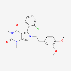 5-(2-chlorophenyl)-6-[2-(3,4-dimethoxyphenyl)ethyl]-1,3-dimethyl-1H-pyrrolo[3,4-d]pyrimidine-2,4(3H,6H)-dione