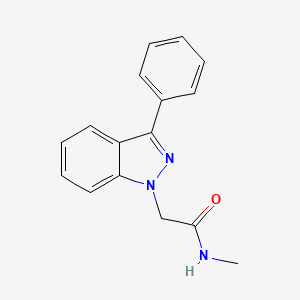 N-Methyl-2-(3-phenyl-1H-indazol-1-yl)acetamide