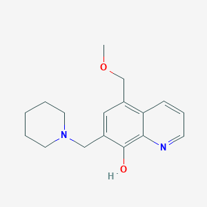 5-Methoxymethyl-7-piperidin-1-ylmethyl-quinolin-8-ol