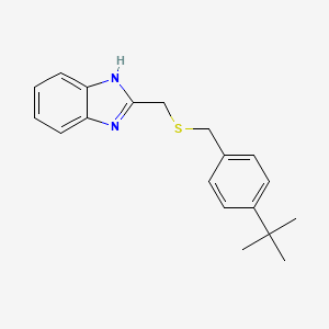 2-{[(4-tert-butylbenzyl)sulfanyl]methyl}-1H-benzimidazole