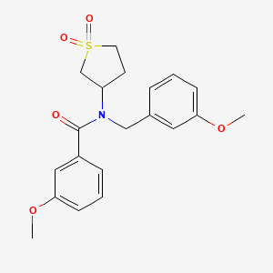 N-(1,1-dioxidotetrahydrothiophen-3-yl)-3-methoxy-N-(3-methoxybenzyl)benzamide