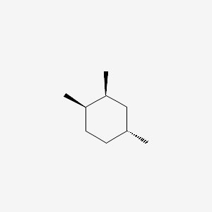 molecular formula C₉H₁₈ B1142159 (1R,2S,4R)-1,2,4-trimethylcyclohexane CAS No. 7667-58-5