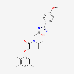 N-{[3-(4-methoxyphenyl)-1,2,4-oxadiazol-5-yl]methyl}-N-(propan-2-yl)-2-(2,3,5-trimethylphenoxy)acetamide