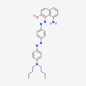 molecular formula C30H34N6O B1142169 8-Amino-1-[4-(4-dibutylaminophenylazo)phenylazo]naphthalen-2-ol CAS No. 117574-15-9