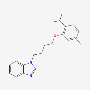 1-{4-[5-methyl-2-(propan-2-yl)phenoxy]butyl}-1H-benzimidazole