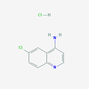 B1142193 4-Amino-6-chloroquinoline hydrochloride CAS No. 114306-29-5