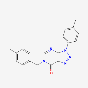 6-(4-methylbenzyl)-3-(p-tolyl)-3H-[1,2,3]triazolo[4,5-d]pyrimidin-7(6H)-one