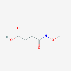 molecular formula C₆H₁₁NO₄ B1142204 4-(Methoxy(methyl)amino)-4-oxobutanoic acid CAS No. 1156151-44-8