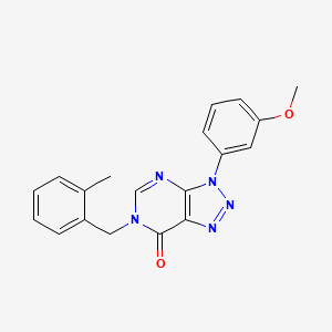 3-(3-methoxyphenyl)-6-(2-methylbenzyl)-3H-[1,2,3]triazolo[4,5-d]pyrimidin-7(6H)-one