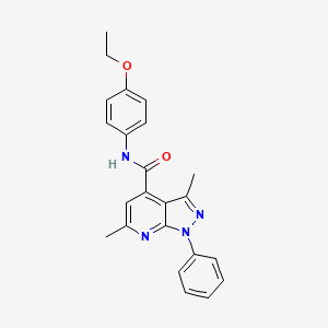 N-(4-ethoxyphenyl)-3,6-dimethyl-1-phenyl-1H-pyrazolo[3,4-b]pyridine-4-carboxamide