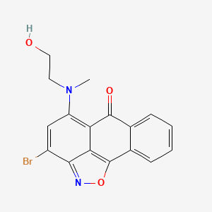 3-bromo-5-[(2-hydroxyethyl)(methyl)amino]-6H-anthra[1,9-cd]isoxazol-6-one