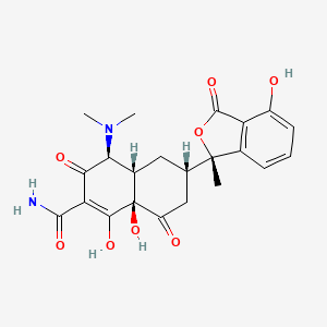 molecular formula C₂₂H₂₄N₂O₈ B1142230 Isotetracycline CAS No. 3811-31-2