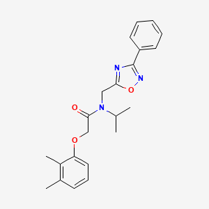 2-(2,3-dimethylphenoxy)-N-[(3-phenyl-1,2,4-oxadiazol-5-yl)methyl]-N-(propan-2-yl)acetamide