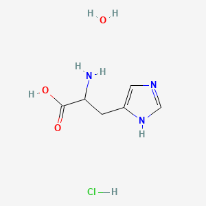 molecular formula C6H12ClN3O3 B1142246 L-Histidine monohydrochloride CAS No. 123333-71-1