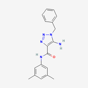 5-amino-1-benzyl-N-(3,5-dimethylphenyl)-1H-1,2,3-triazole-4-carboxamide