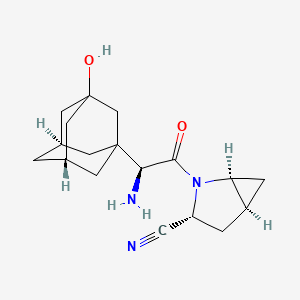 molecular formula C₁₈H₂₅N₃O₂ B1142286 (2'S,2R,trans)-Saxagliptin CAS No. 1564266-00-7