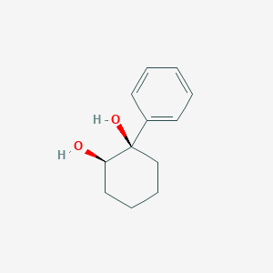 molecular formula C12H16O2 B1142290 (1R,2R)-1-phenylcyclohexane-1,2-diol CAS No. 125132-75-4