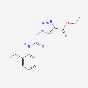 ethyl 1-{2-[(2-ethylphenyl)amino]-2-oxoethyl}-1H-1,2,3-triazole-4-carboxylate