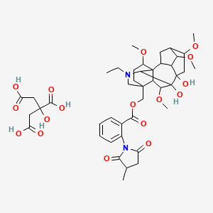 molecular formula C37H50N2O10.C6H8O7 B1142303 甲基乌头碱柠檬酸盐 CAS No. 112825-05-5