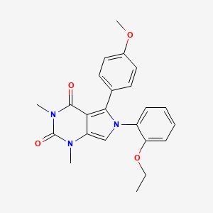 6-(2-ethoxyphenyl)-5-(4-methoxyphenyl)-1,3-dimethyl-1H-pyrrolo[3,4-d]pyrimidine-2,4(3H,6H)-dione