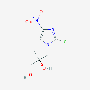 B1142315 (R)-2-chloro-1-(2,3-dihydroxy-2-methylpropyl)-4-nitroimidazole CAS No. 681490-91-5