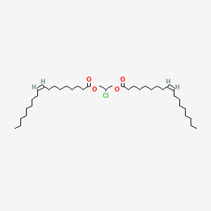 molecular formula C₃₉H₇₁ClO₄ B1142320 [2-Chloro-3-[(Z)-octadec-9-enoyl]oxypropyl] (Z)-octadec-9-enoate CAS No. 1639207-42-3