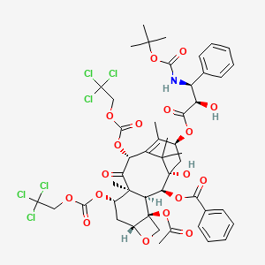 molecular formula C43H53NO14 B1142341 7,10-o-Ditroc docetaxel CAS No. 114915-14-9