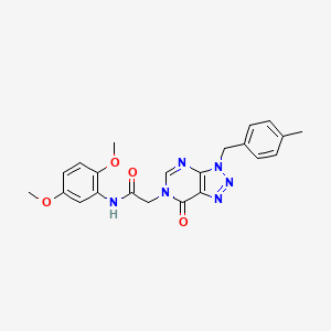 N-(2,5-dimethoxyphenyl)-2-[3-(4-methylbenzyl)-7-oxo-3,7-dihydro-6H-[1,2,3]triazolo[4,5-d]pyrimidin-6-yl]acetamide