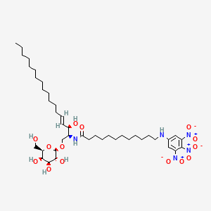 molecular formula C42H71N5O14 B1142346 Trinitrophenylaminolauroyl-*galactocereb roside CAS No. 118099-48-2