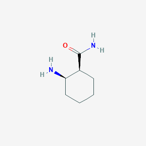 molecular formula C7H14N2O B1142347 顺式-2-氨基-1-环己烷甲酰胺 CAS No. 115014-77-2