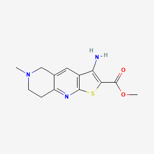 Methyl 3-amino-6-methyl-5,6,7,8-tetrahydrothieno[2,3-b][1,6]naphthyridine-2-carboxylate