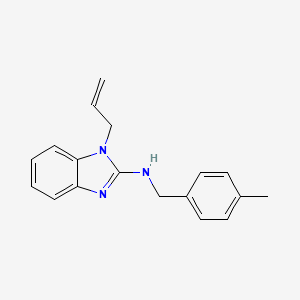 N-(4-methylbenzyl)-1-(prop-2-en-1-yl)-1H-benzimidazol-2-amine